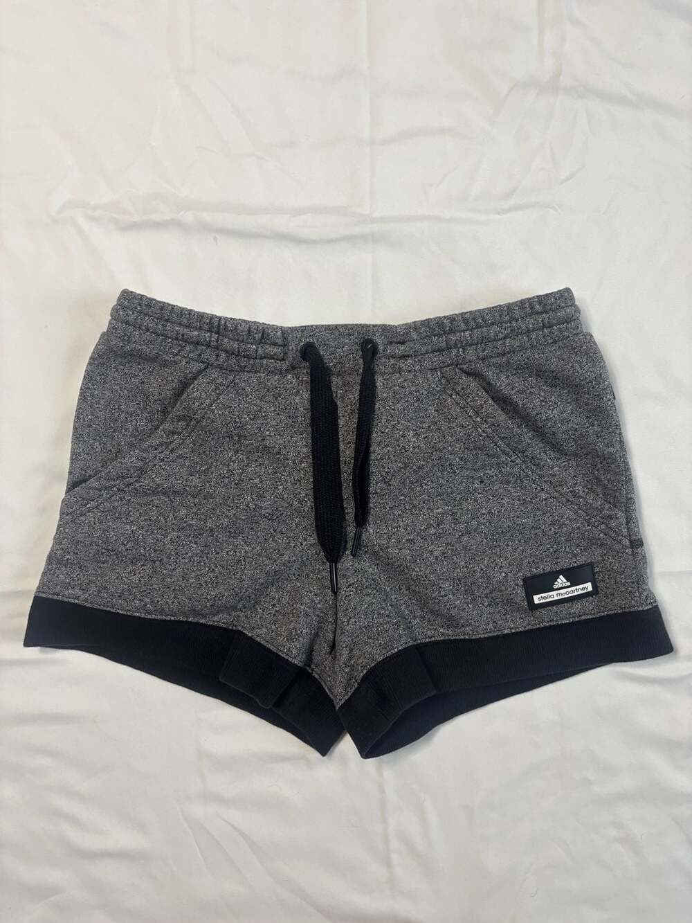 Adidas by Stella McCartney Grey Heather Athletic Sweat Shorts